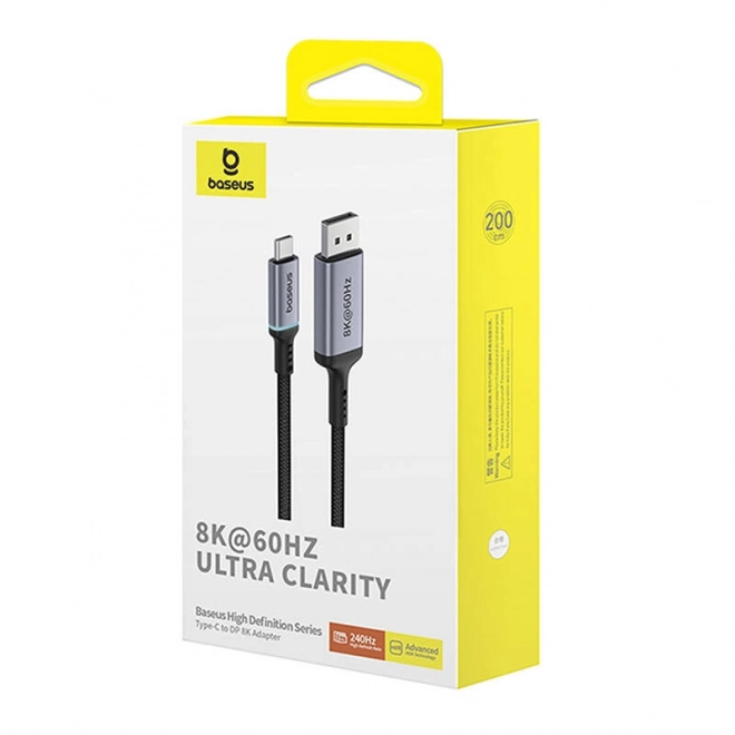 Adaptér Baseus USB-C na DisplayPort 2m