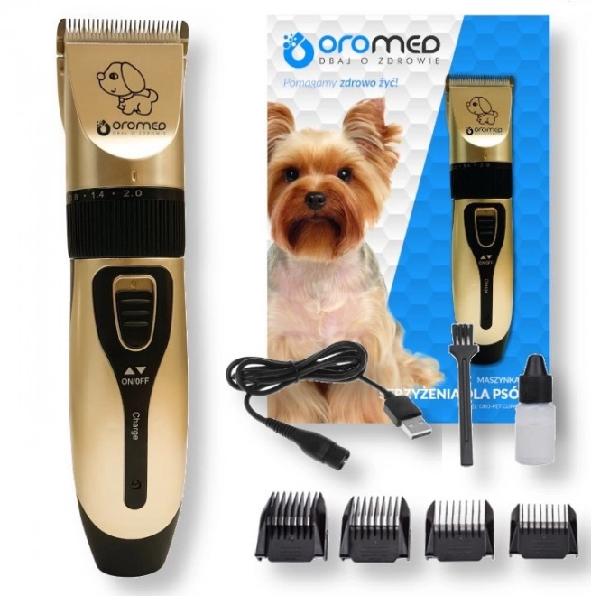 ORO-PET Clipper USB zastřihovač vlasů