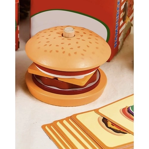 Kruzzel dřevěný hamburger 22673