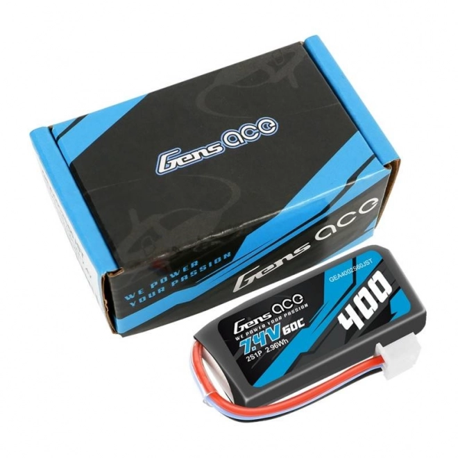 Baterie Gens Ace 400mAh 7,4V 60C 2S1P JST