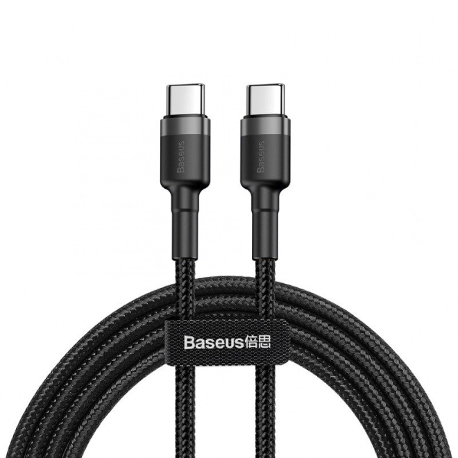 Baseus Cafule Cable USB-C PD 2.0 QC 3.0 60W 1m (černo-šedý)