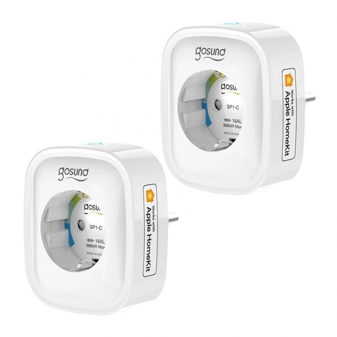 Chytrá zásuvka WiFi Gosund SP1-H (2-pack)(HomeKit) 16A