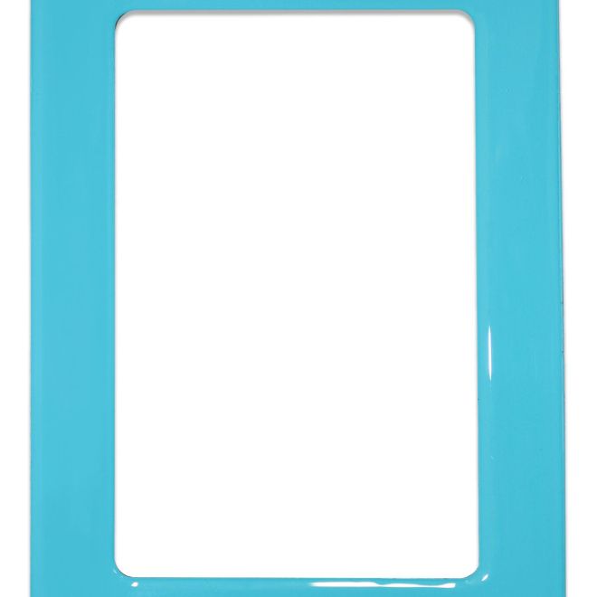 Magnetický samolepicí rámeček o velikosti 12,3x8,1 cm - světle modrý