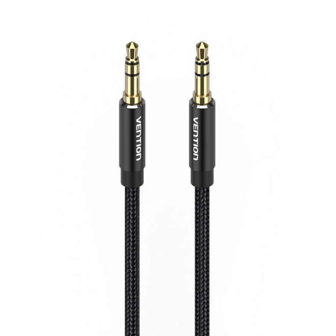 Audio kabel Vention s konektorem 3.5mm, délka 0.5m, černý