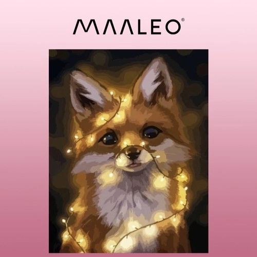 Malba podle čísel 40x50cm- Maaleo fox 22782