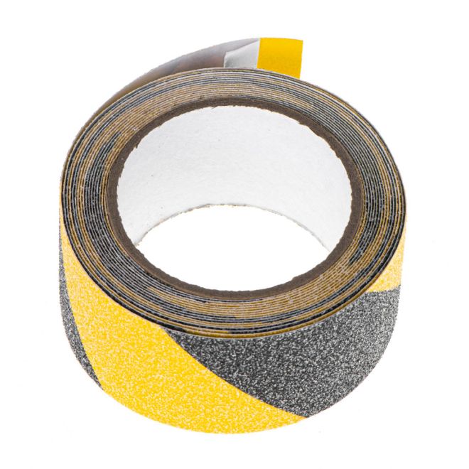 Protiskluzová ochranná páska 5cmx5m černá/žlutá