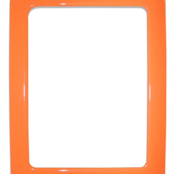 Magnetický samolepicí rámeček velikosti 16,0x11,8 cm - oranžový