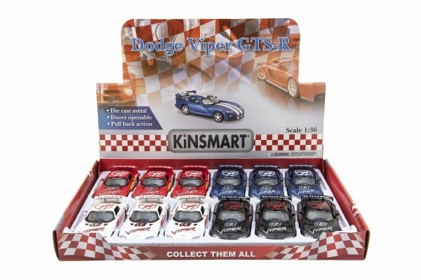 Auto Kinsmart Dodge Viper GTS-R 1:36 12,5cm kov/plast