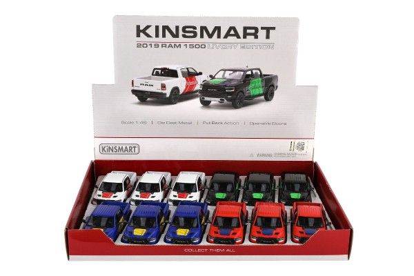 Auto Kinsmart 2019 Dodge RAM 1500 kov/plast 13cm