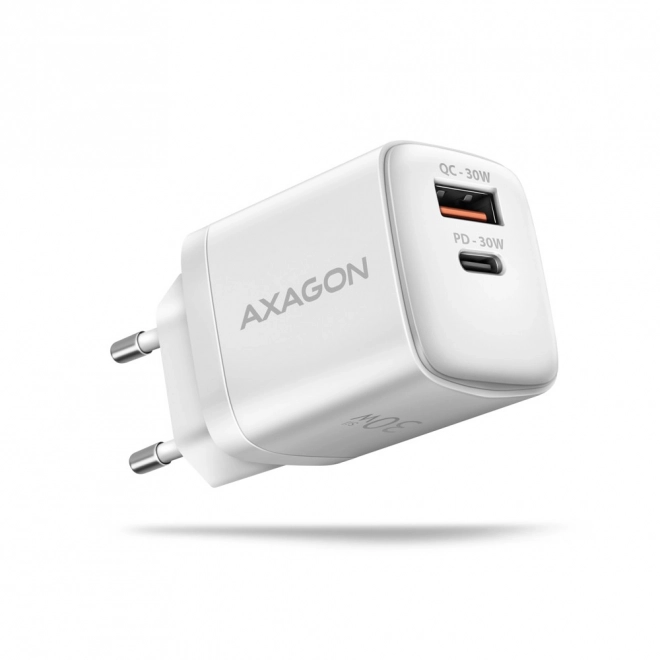 ACU-PQ30W PD & QC 30W síťová nabíječka, QC3.0,4.0/AFC/FCP/PPS/Apple White