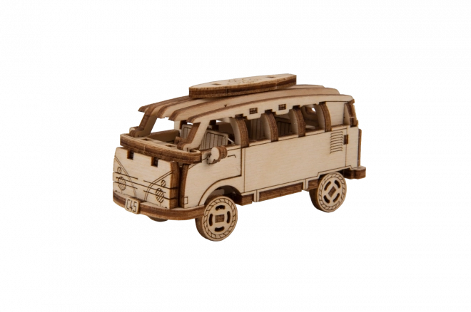 Wooden City 3D puzzle Superfast Minibus Retro