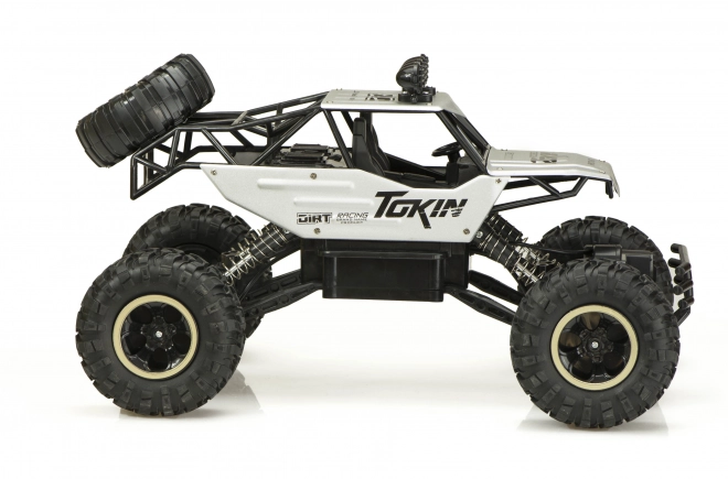 RC auto Rock Crawler 1:12 4WD METAL stříbrný