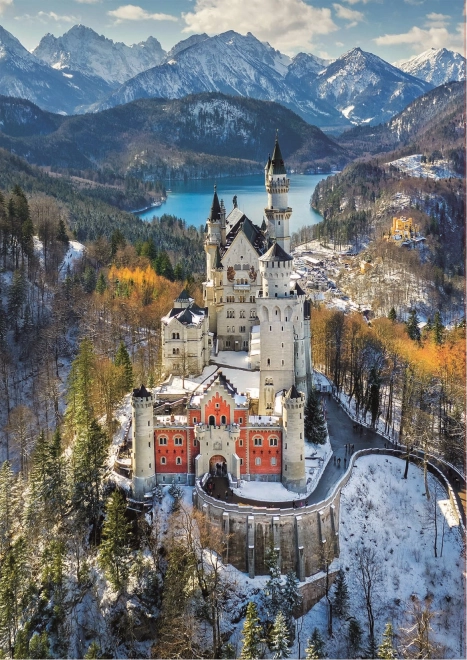 Puzzle 1000 prvků Zámek Neuschwanstein/Německo