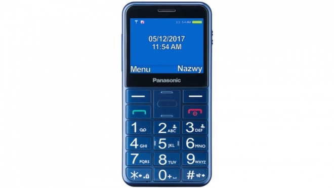 Telefon pro seniory KX-TU155 modrý