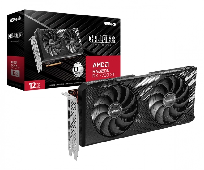 Grafická karta Radeon RX 7700 XT CHALLENGER OC 12G GDDR6 192bit