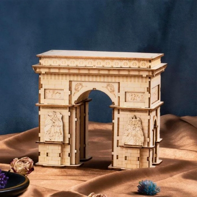 Arc de Triomphe - Vítězný oblouk - 3D dřevěná stavebnice - dekorace