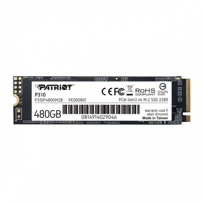 SSD P310 480GB M.2 2280 1700/1500 PCIe NVMe Gen3 x 4