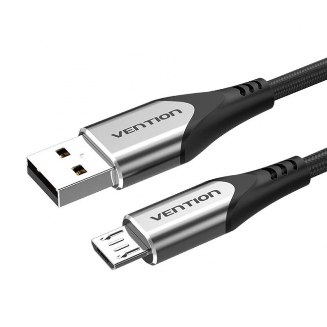 USB kabel Vention s rychlým nabíjením 0,25m šedý