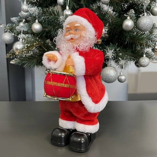 Santa Claus hrající figurka 30cm Ruhhy 22162