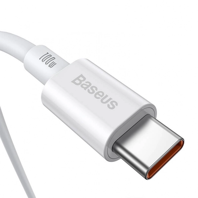 Kabel Baseus Superior Series USB-C na USB-C, 100 W, 2 m (bílý)