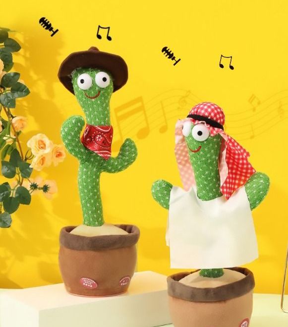 Tančící hračka kaktus - Kraví kluk
