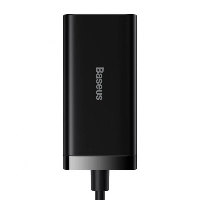 Baseus GaN3 Pro nástěnná nabíječka 2xUSB-C + 2xUSB, 100W (černá)