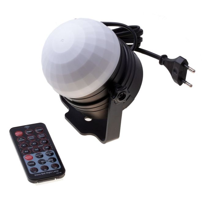 LED disko koule / LED projektor + dálkové ovládání