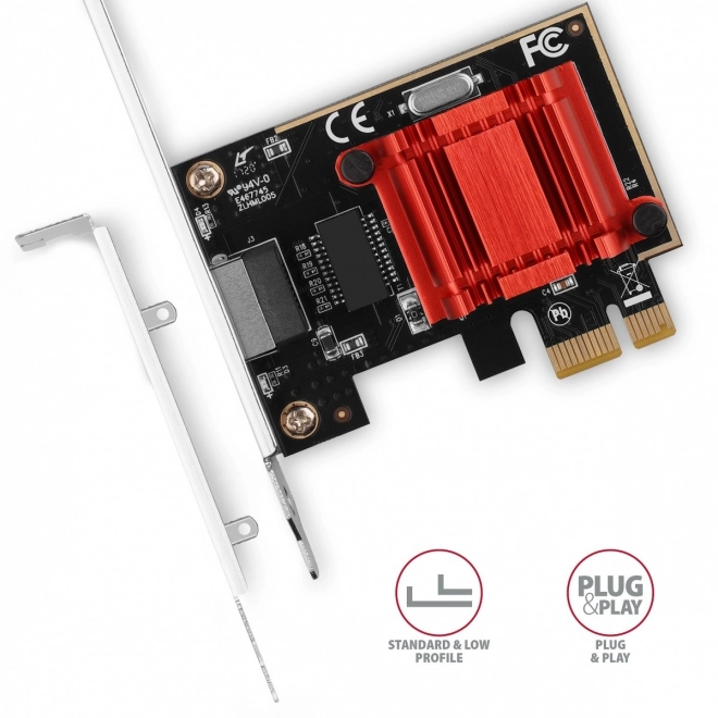 PCEE-GIX PCIe síťová karta 1x Gigabit Ethernet port (RJ-45), Intel i210AT, PXE, SP & LP