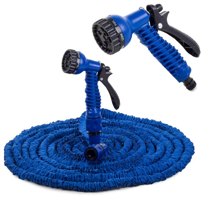 Zahradní smršťovací hadice - 30 metrů – Modrá