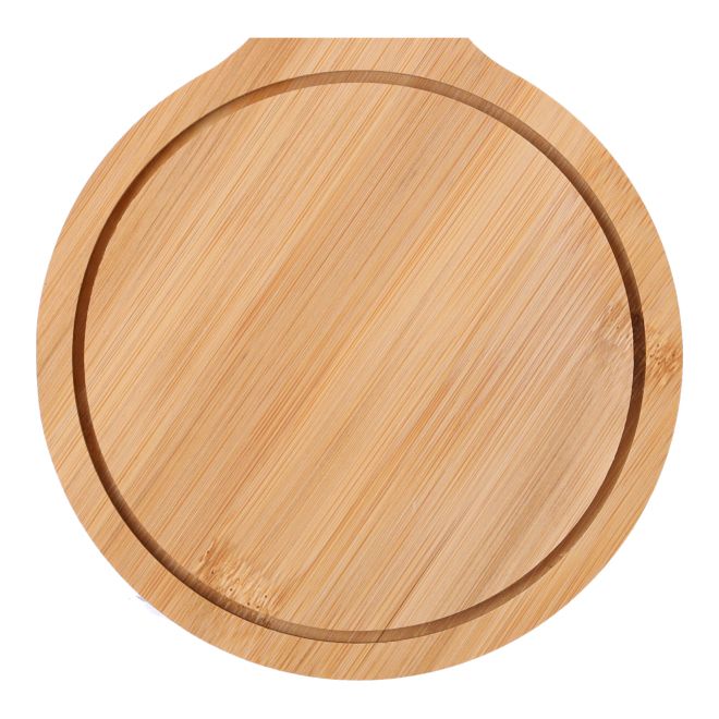 Dřevěná deska na pizzu - kulatá, velikost 22*15*1 cm