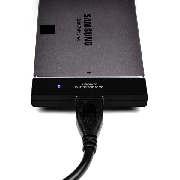 ADSA-1S6 USB 3.0 - SATA 6G adaptér pro rychlé připojení 2,5" SSD/HDD, včetně krabice