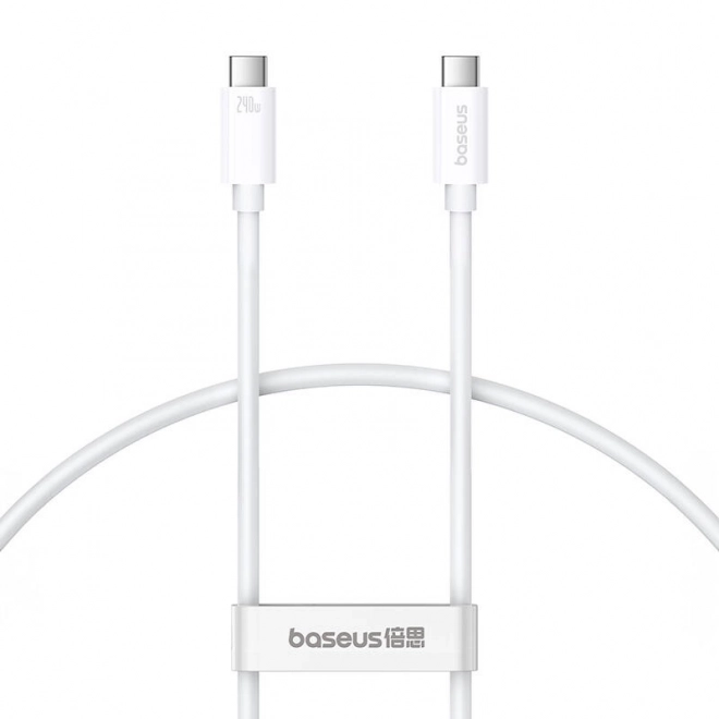 Baseus datový kabel USB4 240W bílý