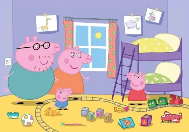 Puzzle Prasátko Peppa Maxi 60 dílků