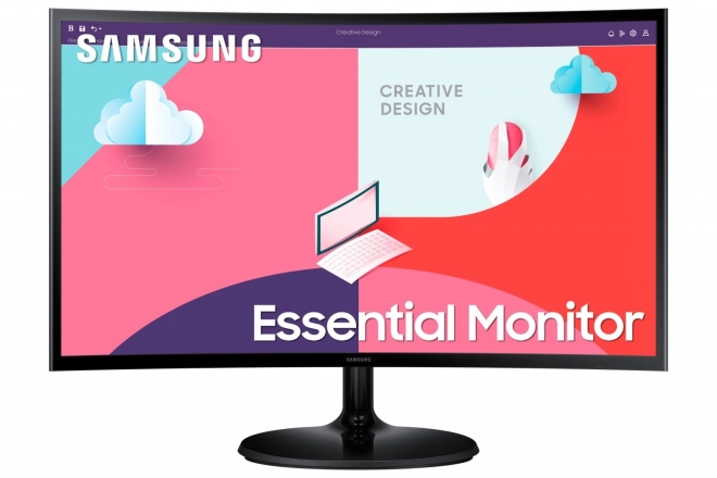 24" monitor LS24C360EAUXEN VA 1920x1080 FHD 16:9 1xD-sub 1xHDMI 4 ms (GTG) zakřivený 2 roky d2d