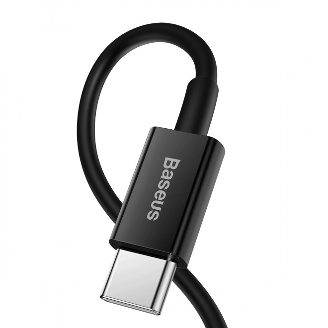 Kabel Baseus Superior Series USB-C na iP, 20W, PD, 1m (černý)