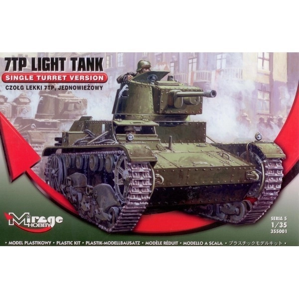 Mirage 7TP lehký tank s jednou věží