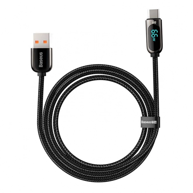 Baseus Kabel displeje USB k Type-C, 66W, 1m (černý)