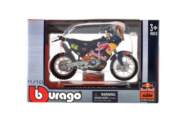 Kovový model motocyklu KTM 450 Rally Dakar