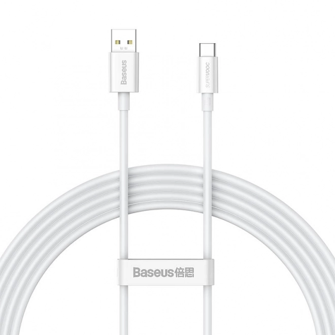 Kabel Baseus Superior Series USB-C, 65W, PD, 2m (bílý)