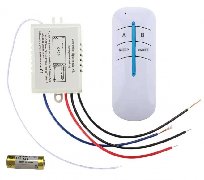 Bezdrátový vypínač s dálkovým ovládáním 230V - 1 kanál