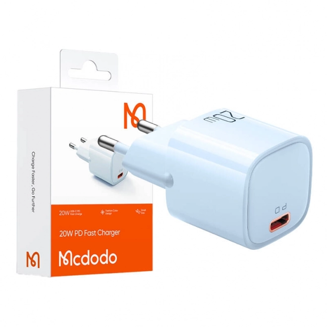 Nabíječka PD McDodo CH-4022 20W řady Nano (modrá)