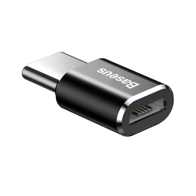 Adaptér Micro USB na USB typu C - černý