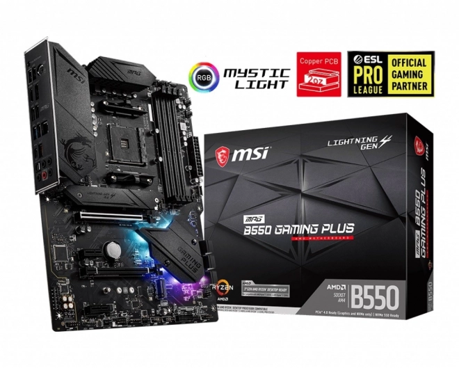 Základní deska MPG B550 GAMING PLUS AM4 4DDR4 HDMI/DP ATX