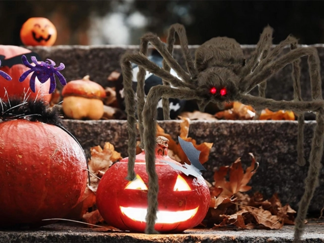 Halloween pavouk obří tarantule dekorace