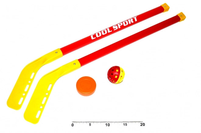 Hokejový a florbalový set pro děti - 75 cm