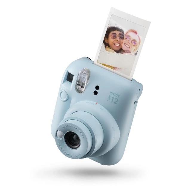 Instax mini 12 BIG Bundle (fotoaparát + pouzdro + album) modrý