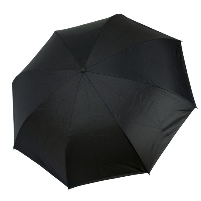 Oboustranný skládací deštník - černý