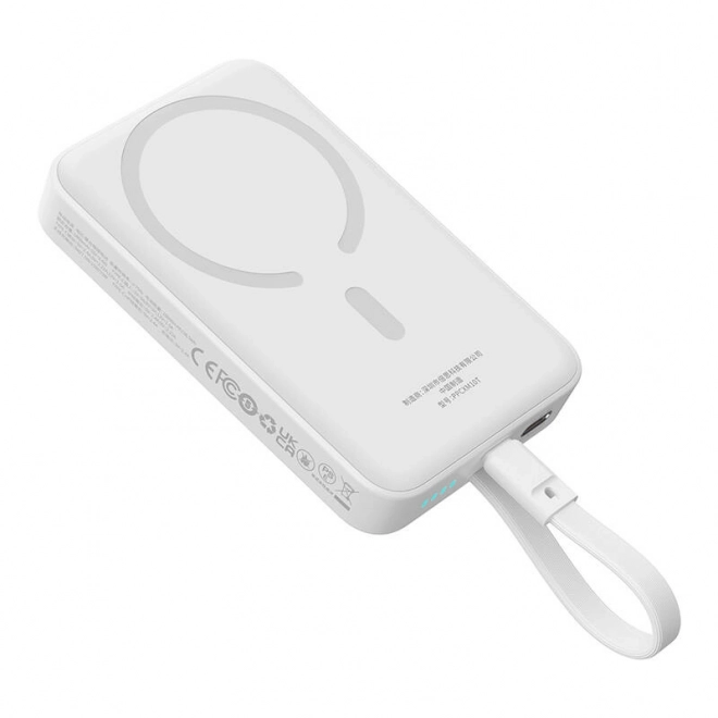 Powerbanka Baseus Magnetic Mini 10000mAh, USB-C30W MagSafe (bílá)