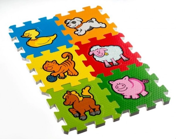 Pěnové puzzle Moje první zvířátka 6ks