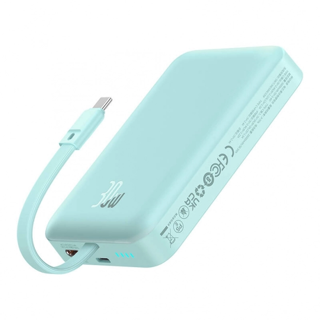 Powerbanka Baseus Magnetic Mini 10000mAh, USB-C 30W MagSafe (modrá)